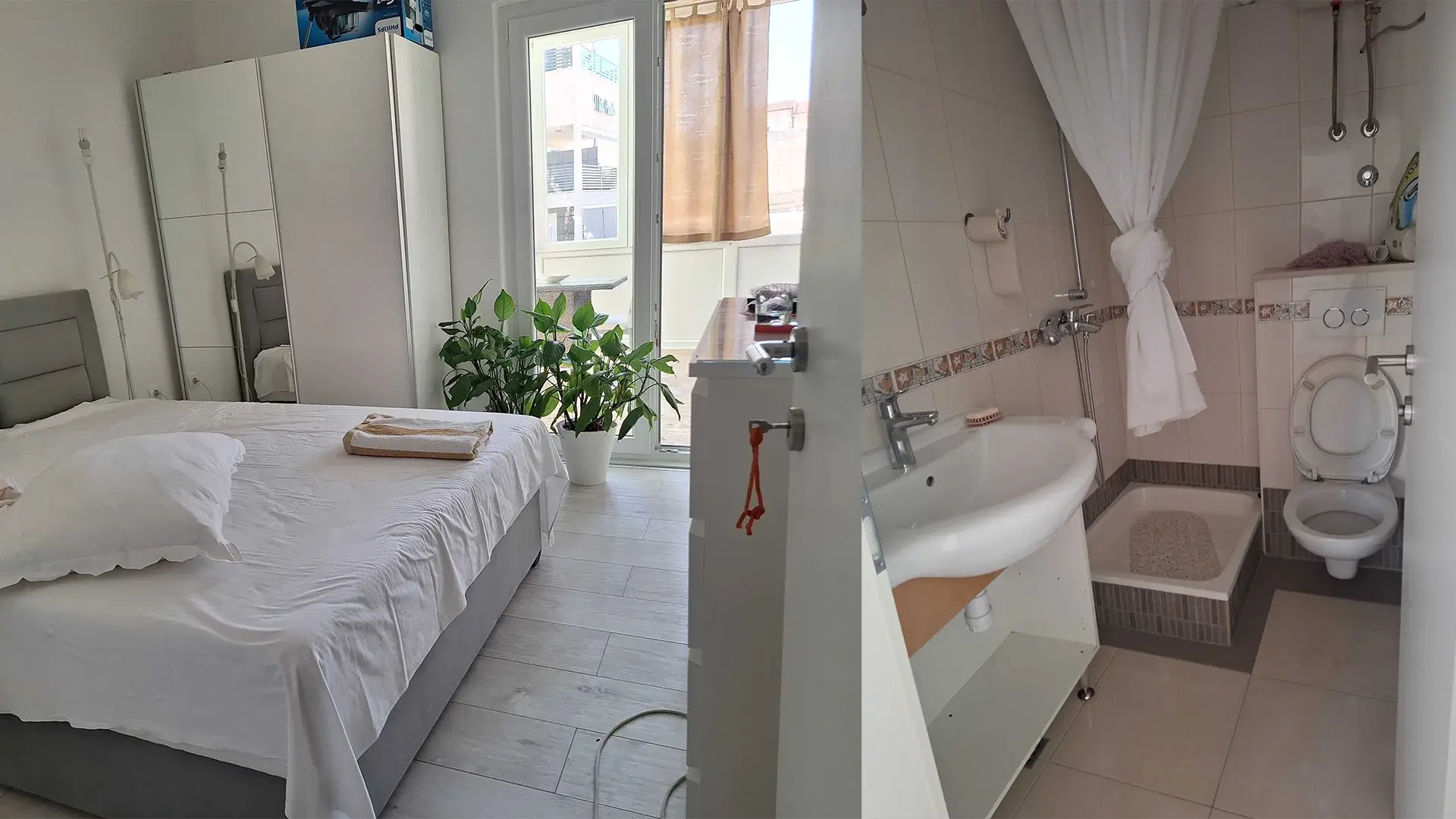 Studio room view with private balcony